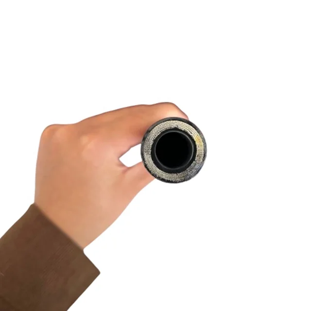 5000+PSI High Working Pressure Hydraulic Rubber Hose 3/4 Inch 2 Inch SAE 100 R13 Steel Wire Black Industrial Tube HOYITE Direct