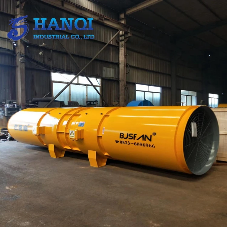 Reverse Rotating Tunnel Construction Fan Industrial Mining Ventilation