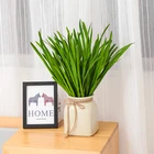 Grass Plant Factory Direct Sale Plastic Grass Plant Pot Restaurant Decoration Artificial Orchid Grass