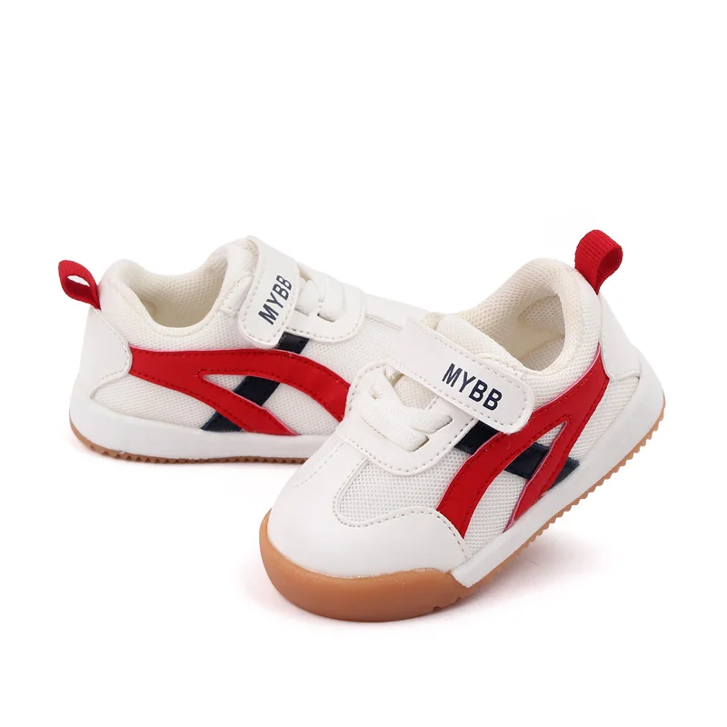 Spring and Autumn Double Mesh Design Breathable Sports Children's Baby Toddler Shoes factory
