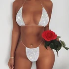Bikini Julysand Cardi B Women Factory Supplier Diamond Bikini Bikini Manufacture Bathing Suits Glitter Bikini