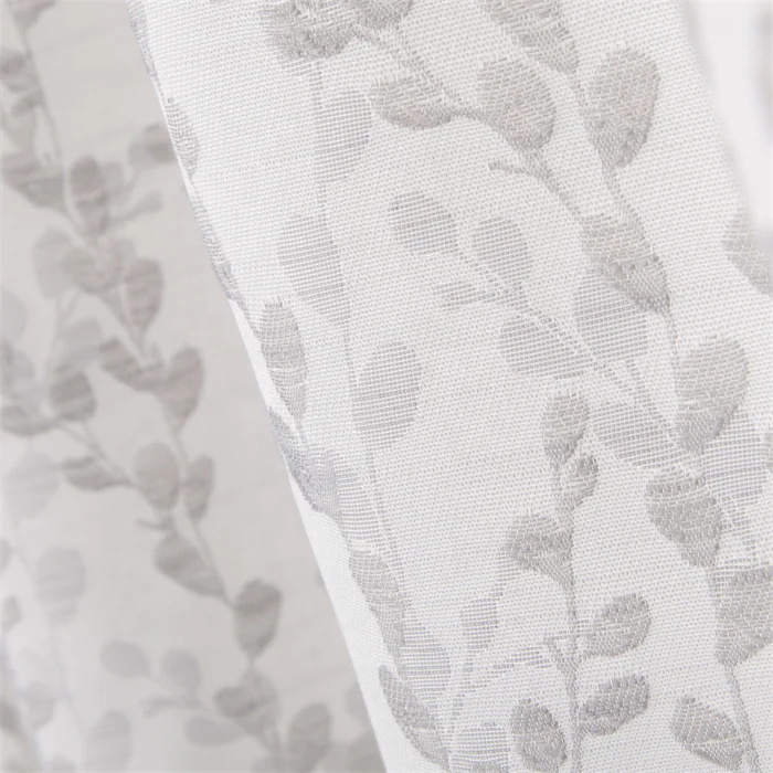 American rural style  jacquard half-shading curtain bedroom living room curtain ready made