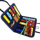 Baby Upin Wholesale Polyester Felt Busy Board Montessori Sensory Children Baby Toys
