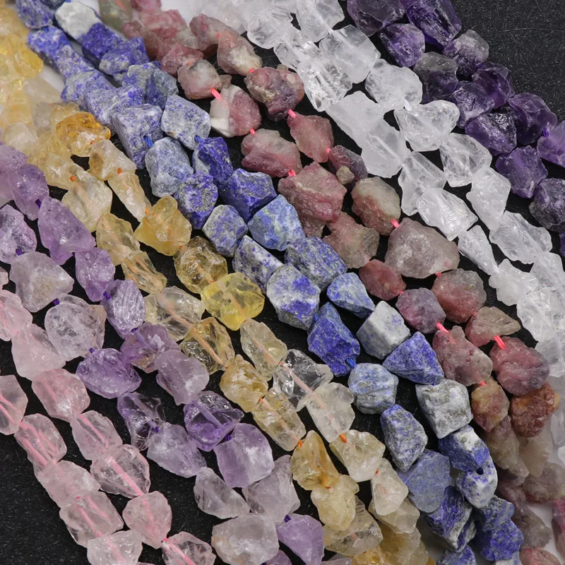 Rough Ore Beads Diy Jewelry 
