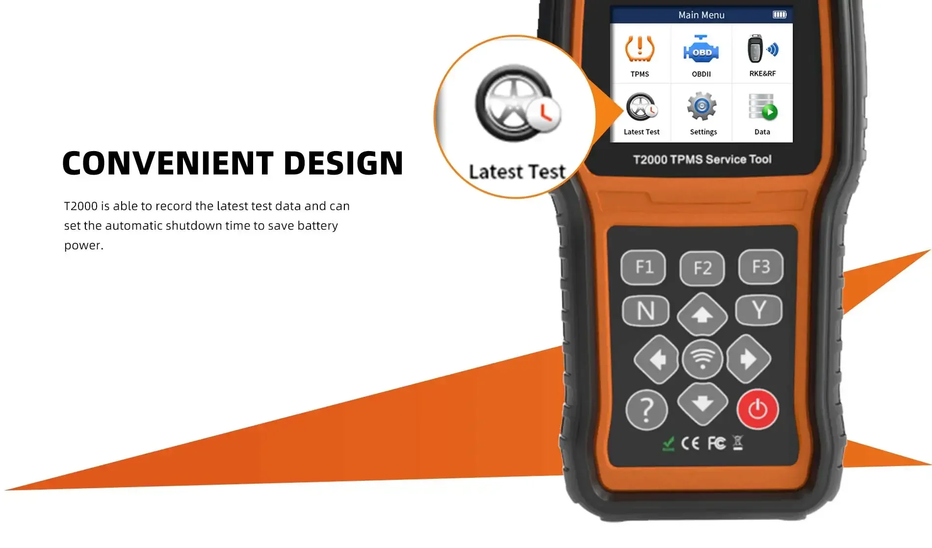 FOXWELL T2000 TPMS Diagnostic and Maintenance Tool T10 Tyre TPMS ...
