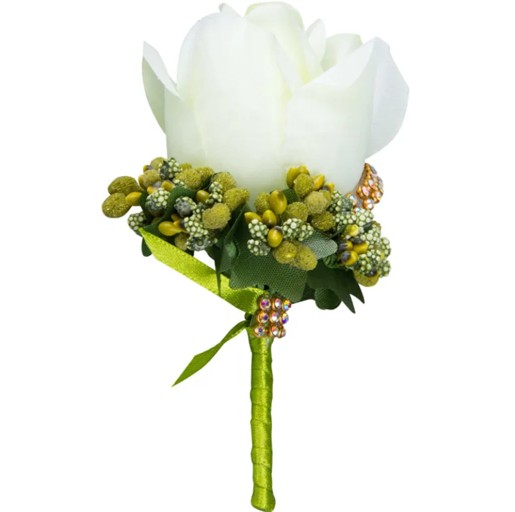 Details about   Bridal Groom Bride Boutonniere Artificial Corsage Flower Brooch Rose Cloth Hot a 