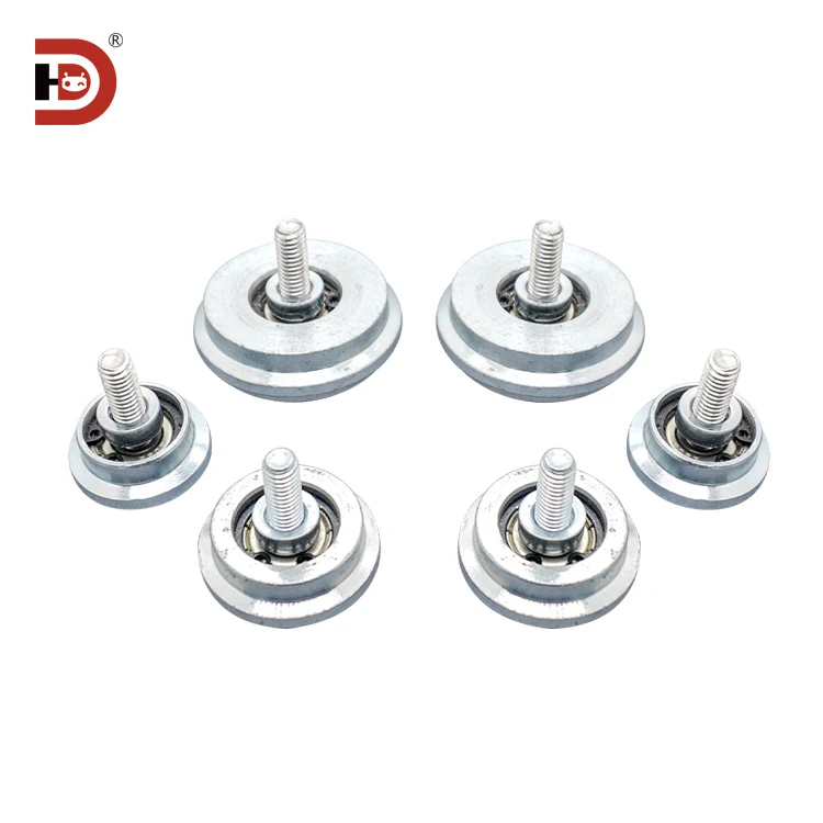 Plug in Line Guide Wheel Idler Conveyor Adjustment Seat Tension Wheel Conveyor Belt Rubber Wheel Connection Platform factory