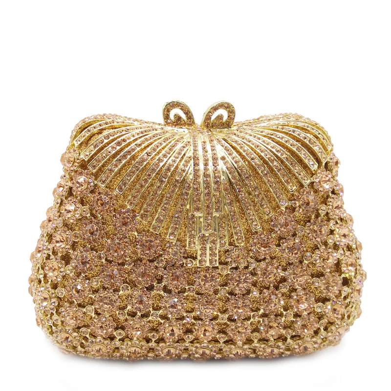 pink diamond clutch