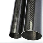 Conical Pipe Light Weight 30mm Conical Round Pipe Tapered Carbon Fiber Tube 2 Meter Long
