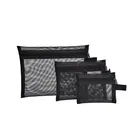 Mesh Bag For Makeup A33 Travel Cosmetic Toiletries Organizer Bags See Through Zipper Pouch Mesh Makeup Bag For Women