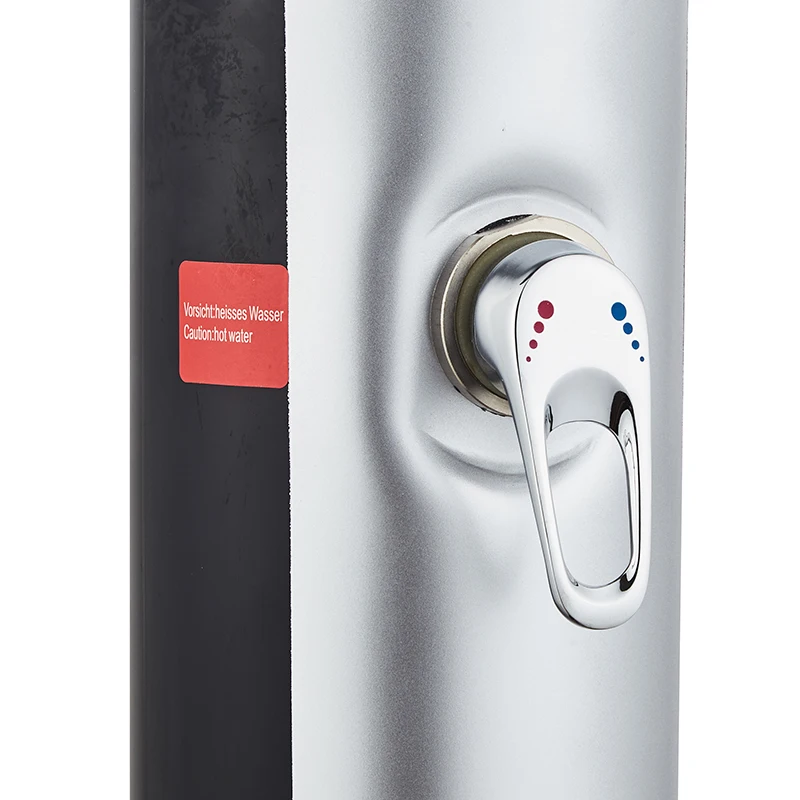 Environmental Protection Energy Saving Large Capacity PVC Outdoor Garden Solar Shower Column