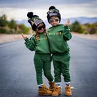 Boys Wholesale Cheap Custom 2020 Fall Boys Girls Sweatsuit Kids Designers Clothes Boutique