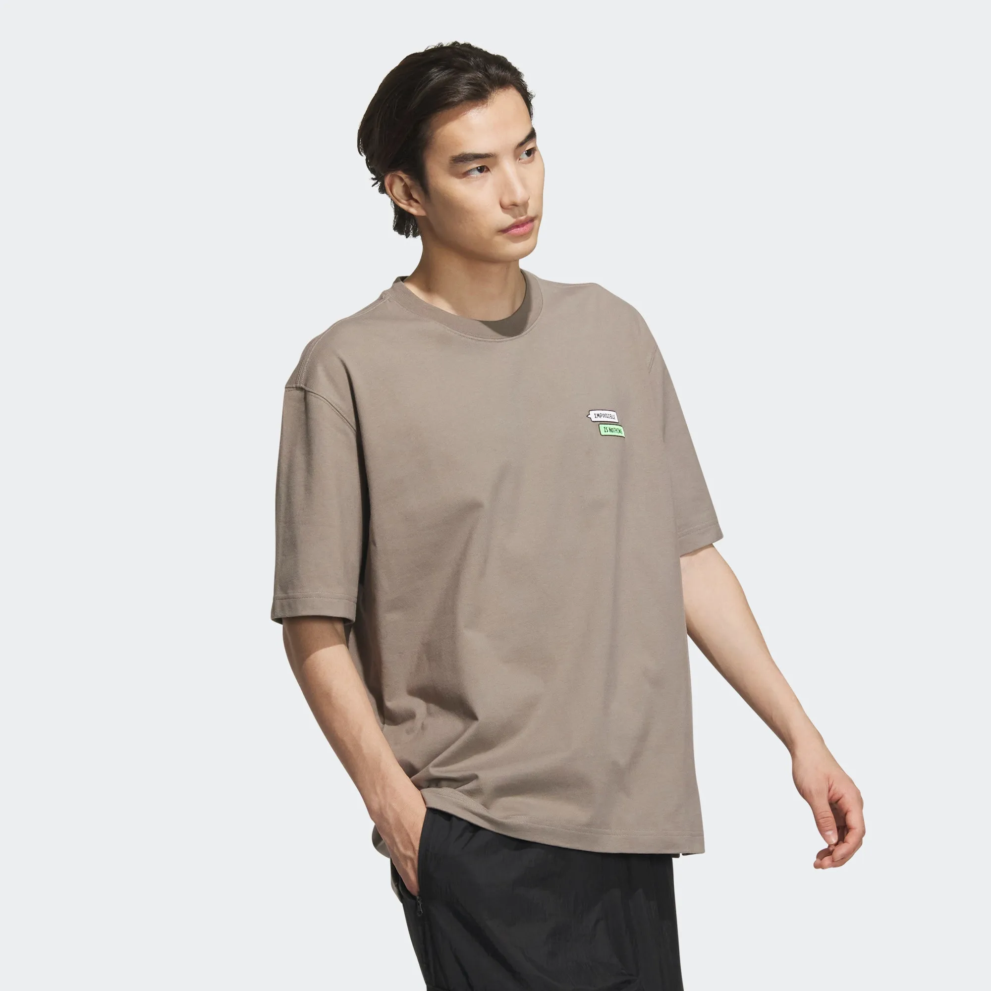 New Fashion Luxury Loose Fit Little Drop Shoulder Embroidery Oversized Men T Shirt