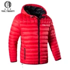 Coat OEM Men's Jackets Windproof Nylon Outdoor Puffer Padding Jacket Coat Quilted Padding Square Winter Jacket