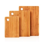 Bamboo Bamboo Bamboo Cutting 100% Bamboo Without BPA | Mould Proof And Durable Bamboo Cutting Board Three-piece Set