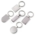 Key Chain Manufacturer Custom Logo Metal And Leather Personalized Sublimation Blank 3D Key Chain Ring