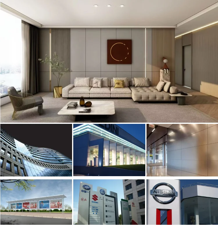 product modern faux wood grain aluminum composite panel 3d realistic wood veneer metal decorative board waterproof fireproof for mall-11