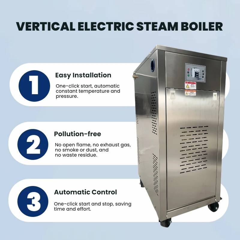 Steam Boiler, 100KW, 220, Stainless Steel - detail 2