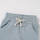 Harem Pants Organic Cotton French Terry Kids Long Trousers Comfy Harem Pants For Infants Toddlers