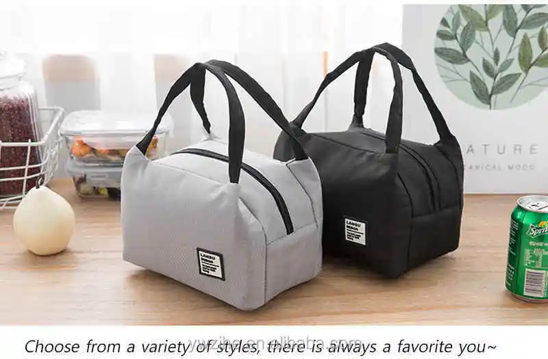 New Portable Insulated Lunch Box Lunch Box School Food Storage Bag