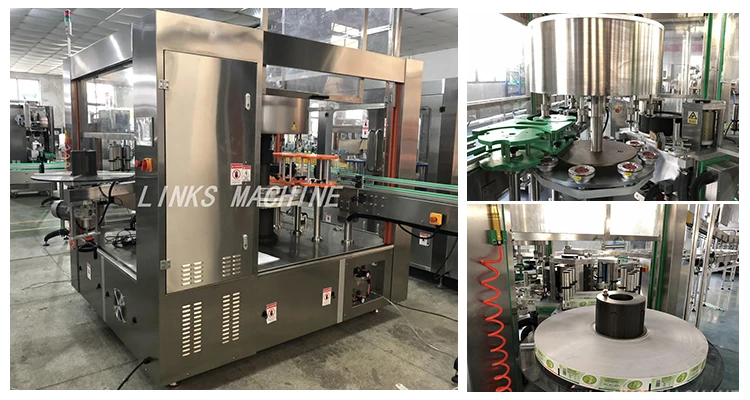 Automatic Bottle Labeling Machine, for Round Plastic Glass Bottles, High Speed Accuracy, Easy Operation details