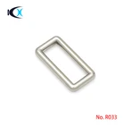 Leather Bag Custom Luggage Parts Metal Slider Buckle For Leather Bag Straps Adjuster