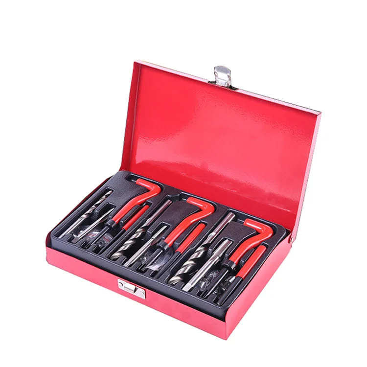 M6 M8 M10 Thread Repair Tool Kit 88Pcs Tap Drill Helicoil Threaded Insert Set for Engine Repair with Storage Case 