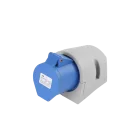 Waterproof Socket Waterproof Level IP44 Type 113N 16A 220V Industrial Socket 3 Pin Socket 2P E