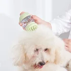 Bath Brush Massager 2021 Cleaning Products Pet Hair Comb Cat Dog Bath Brush Massager Pink And Green Color