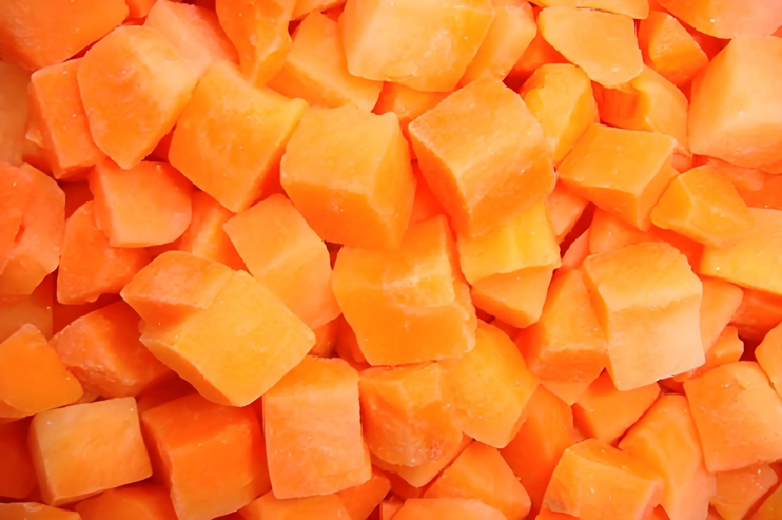 IQF FROZEN CARROT SLICES Frozen Carrot Granules details