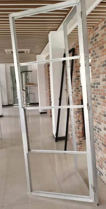 High Quality Black Aluminum Material Single SWING DOORS