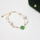 Provide Pearl High Quality Bracelet High Grade Jewelry Factory Provide Directly White Pearl Jade Bracelets
