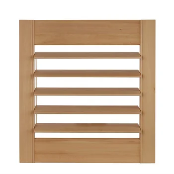 76mm blade wooden window plantation shutters direct from china