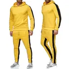 Sport Hoodie Men's Hoodies Fashionable Long Sleeve Oversized Sport Wear Striped Mens Hoodie And Sweatpants