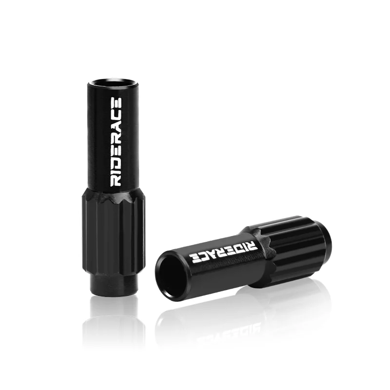 RIDERACE 2Pcs Bicycle Inline Cable Adapter Adjustment Screw Bolt Bike Derailleur Shift Brake Cable for 4/5mm Shifting Cable Cap