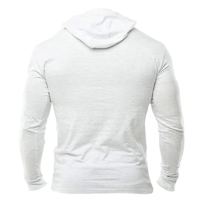 Custom Muscle Bodybuilding Pullover Hoodie For Men Soft Slim Fit Tri