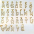 Pendant Diamond Hip Hop Letter Pendant Diamond Gold Letter Pendant Diamond For Men