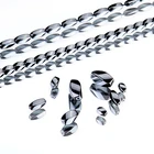 Beads Size Hematite Jewelry Material Beaded Chain Four-sided Beads Size And Shape Can Be Customized