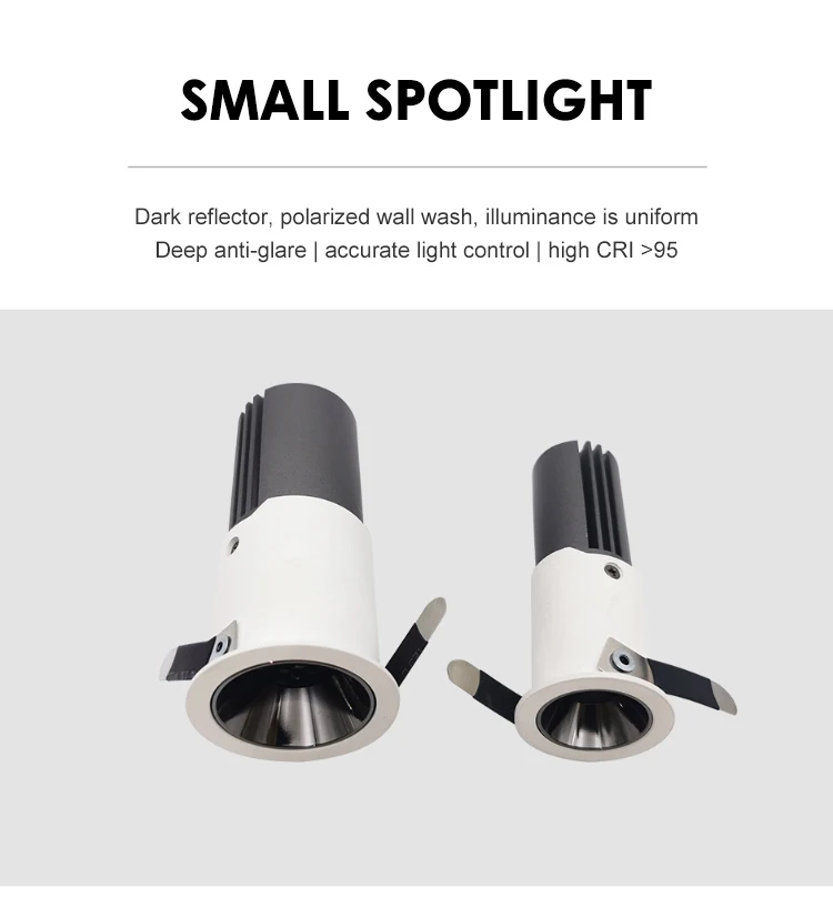 lc1013 new product aluminum deep anti glare angle adjustable 5w 10w dimmable led spotlight-0