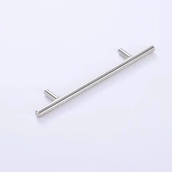 On Sale Button Spring-Loaded Latch Sliding Lock Stainless Steel Kitchen Door Cabinet T-Bar Handle