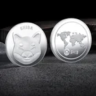 Shi Shib Custom Dogecoin Doge Coins Killer Inu SHi Ba Silver Commemorative Shiba Shib Coin