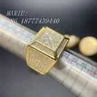 Ring Diamond Men Jewelry Hiphop Men's Ring S925 With Vvs Moissanite Diamond Ring Wedding Ring For Men