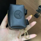 Bag Carry On Custom Printing/Leather Dog Poop Bag Dispenser Dog Bag Easy To Carry And Clip On Leash