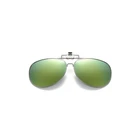 On Guaranteed Quality Unique Round Shape Unisex Vendor Trending Clip On Sunglasses