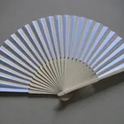 Fan Hand And Best Seller Style Bamboo Fabric Folding Fan Hand For Kids And African Wedding