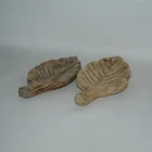 Items Wood Best Selling Items Wooden Log Leaf Fruit Dessert Tray Decoration For Sale