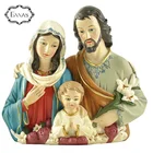 Nativity Resin Religious Statue Wholesale Resin 4.5 Inch Religious Nativity Set Holy Family Statue
