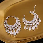 Wedding Earings Earrings New Fashionable Exquisite Women Wedding Chandelier Earings For Women 2020 For Pageant