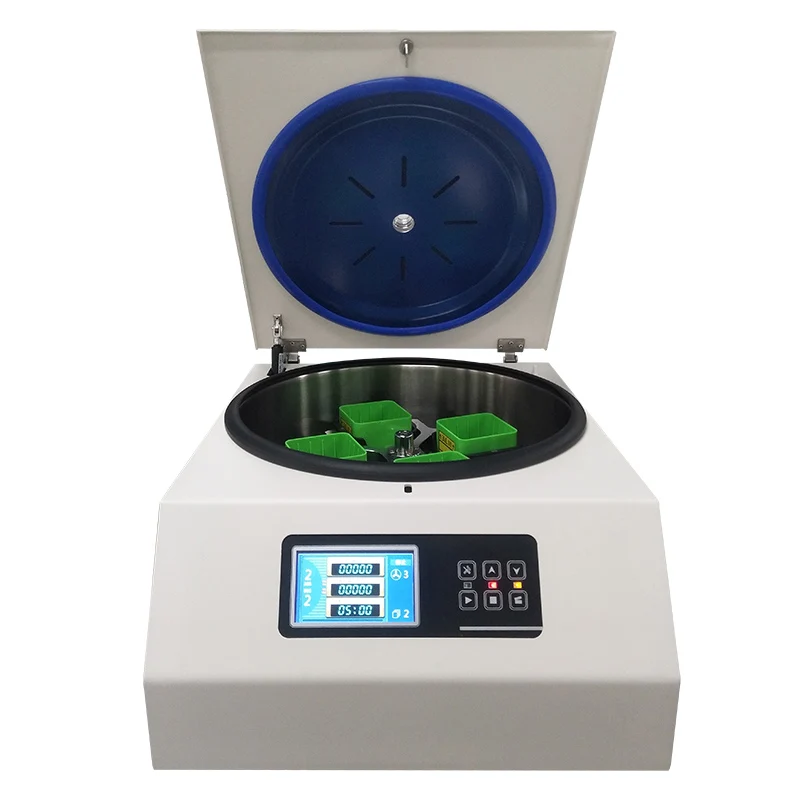 Large Volume 4x500ml Clinical Centrifuge with 4588xg Force and ISO13485 Certification for Serum Plasma Separation