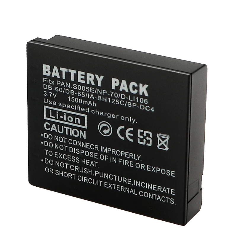 3.7V battery for Panasonic Lumix DMC-FX50EF Lumix DMC-LX1K-B Lumix DMC-FX07EG 